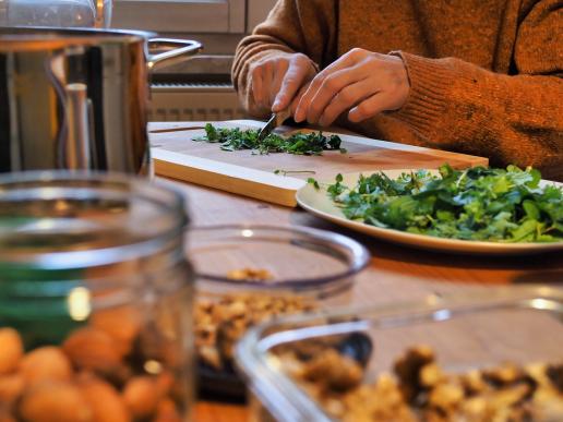 Wildkräuter für den Salat